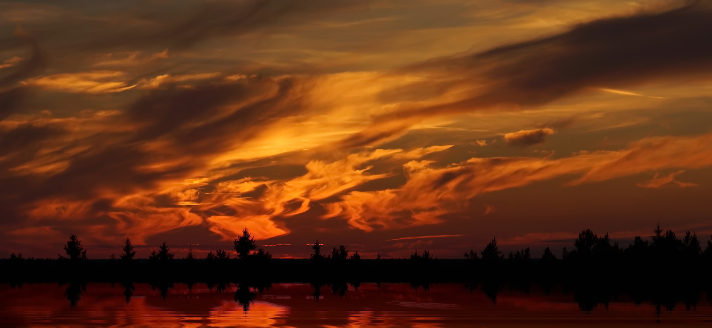 Red dusk