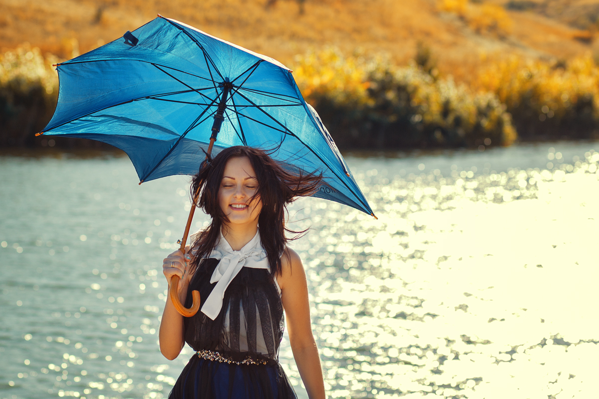 Девочка и зонт