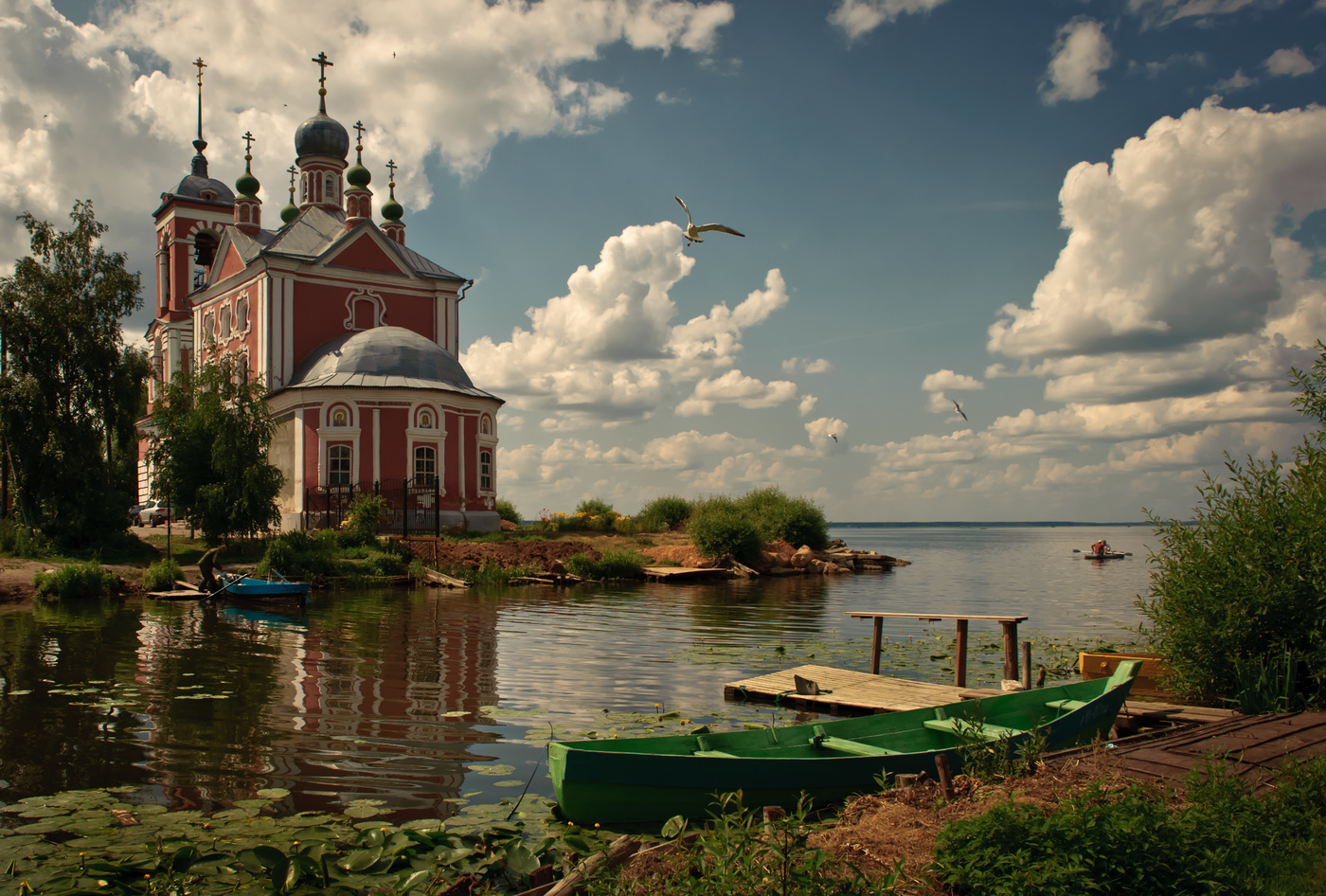 Переславль Залесский лодки на Трубеже