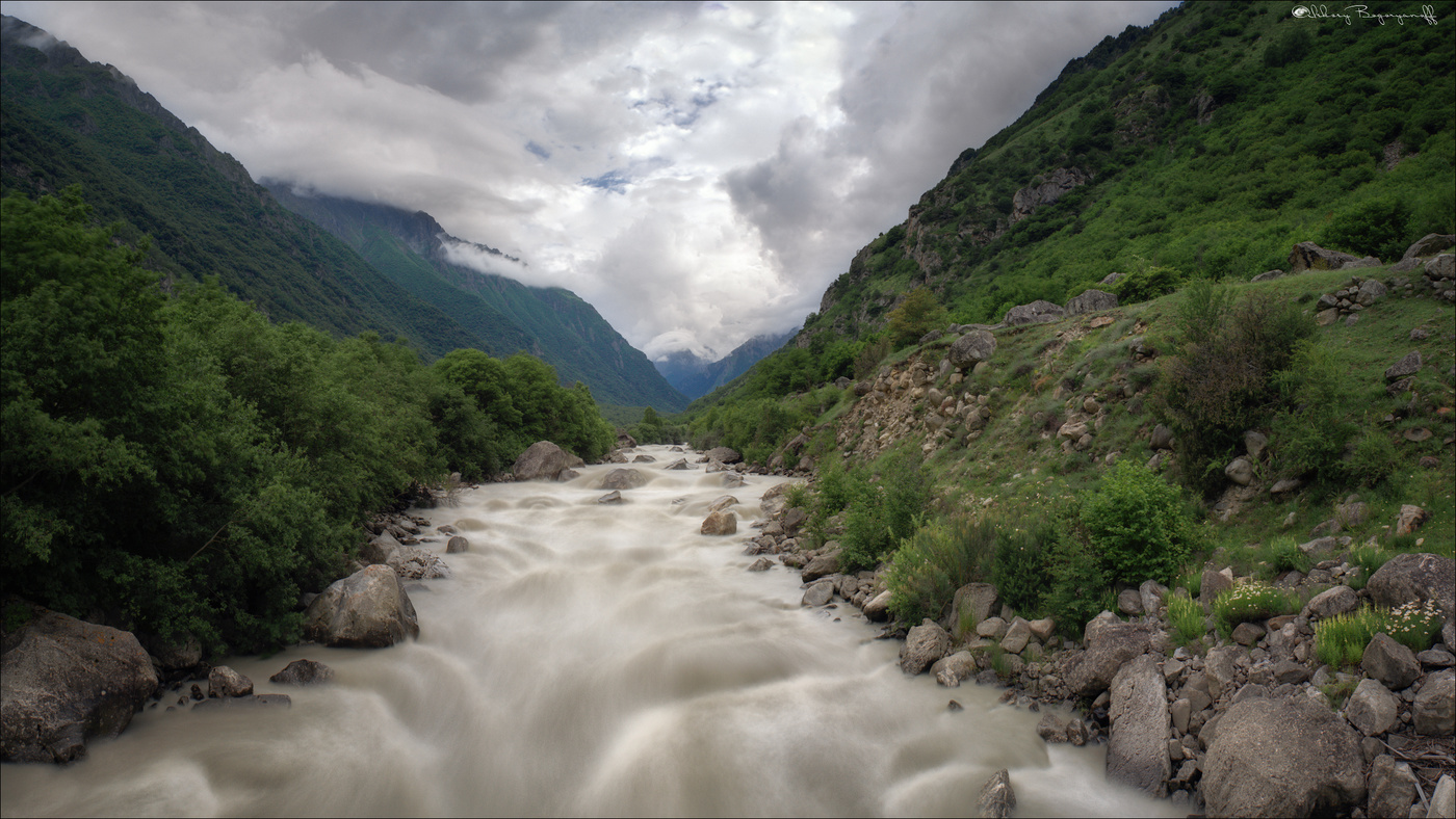 Река Черек Кабардино Балкария