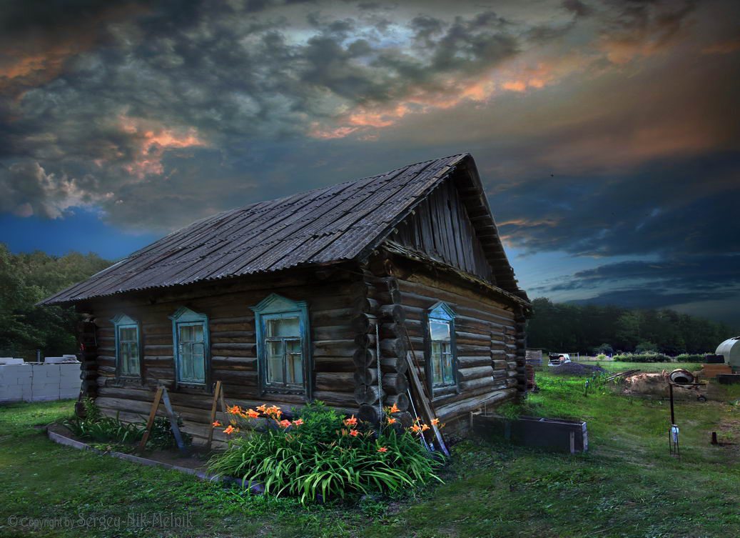 Дом в деревне фото картинки