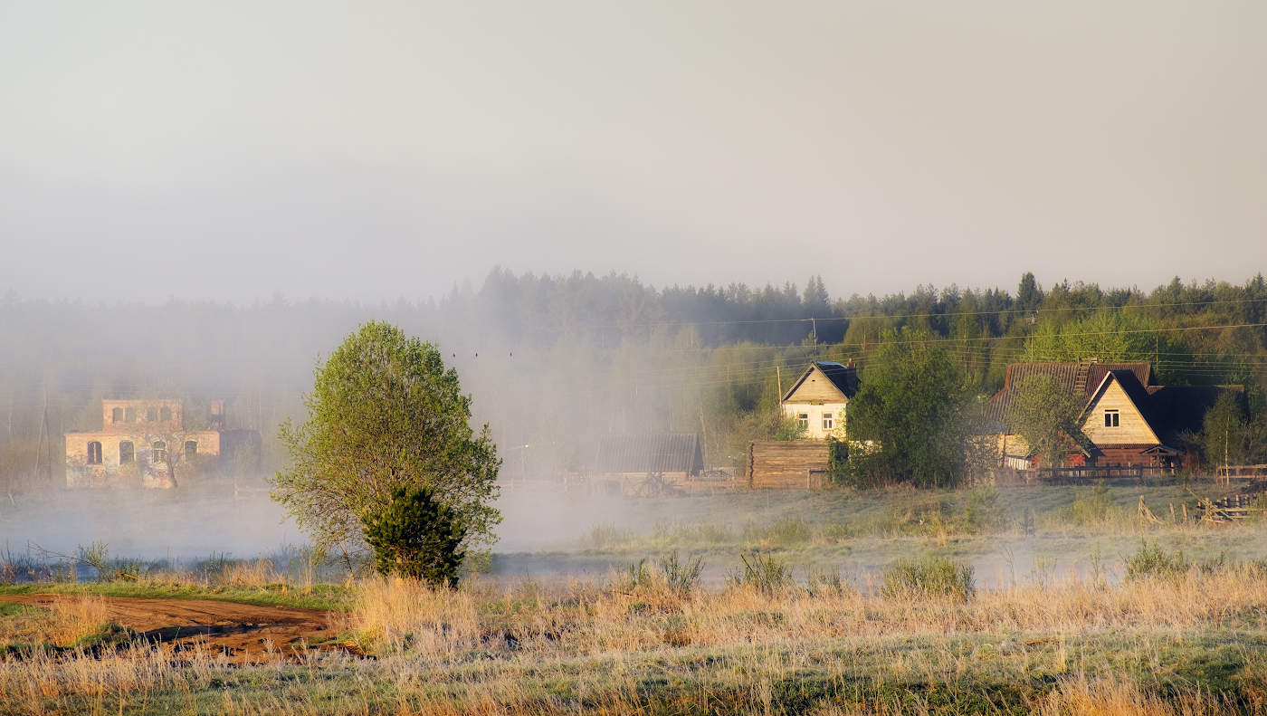 Утро поселок