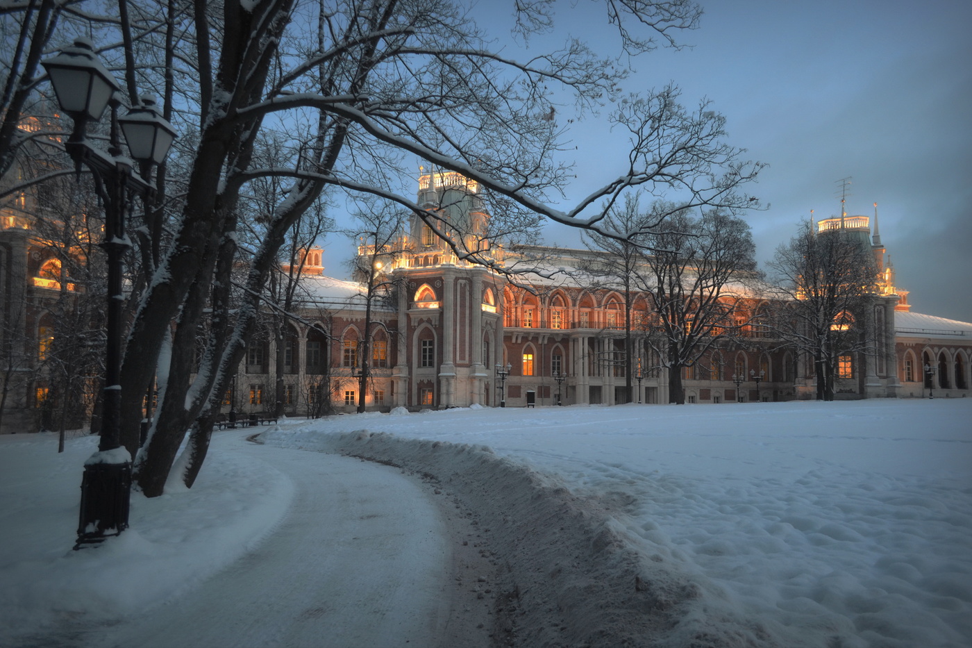 Зимнее утро в парке