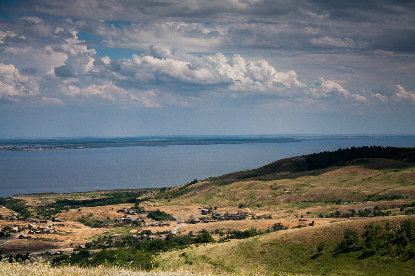 Деревни На Волге Фото