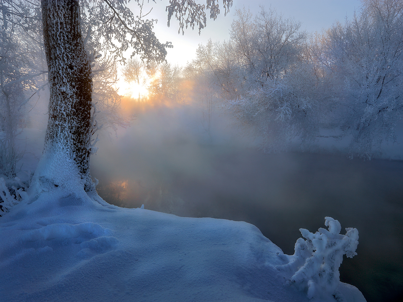 Уходящий декабрь. Фото фотографа морозной Калуги.