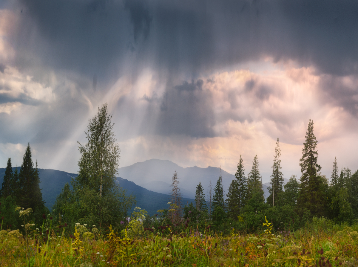 Зюраткуль пасмурно