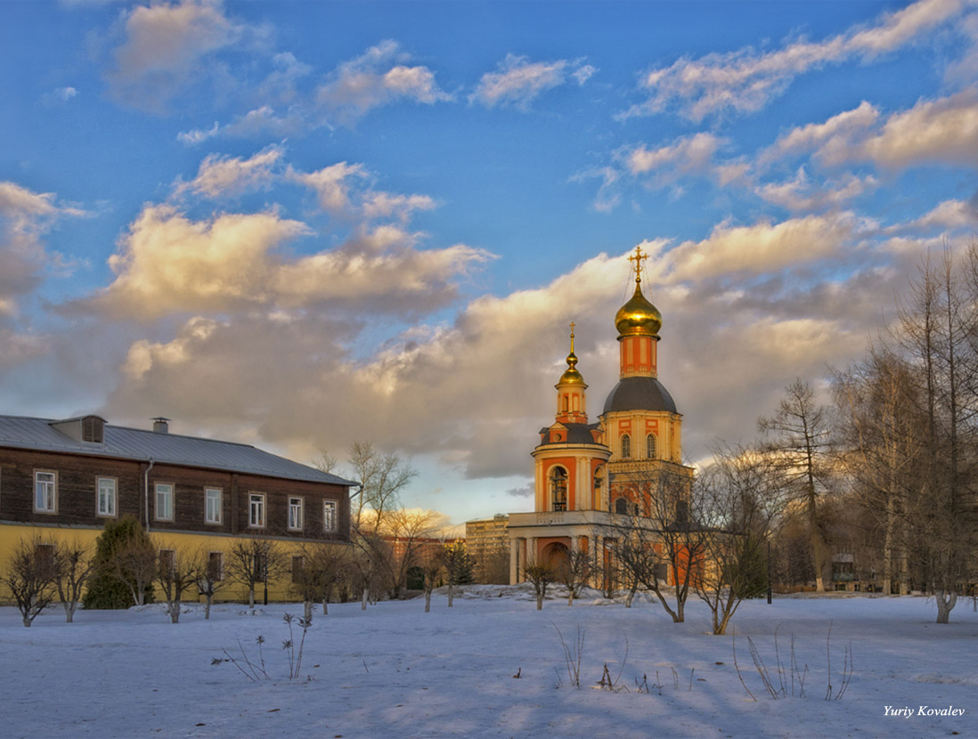 Храм в Свиблово зимой