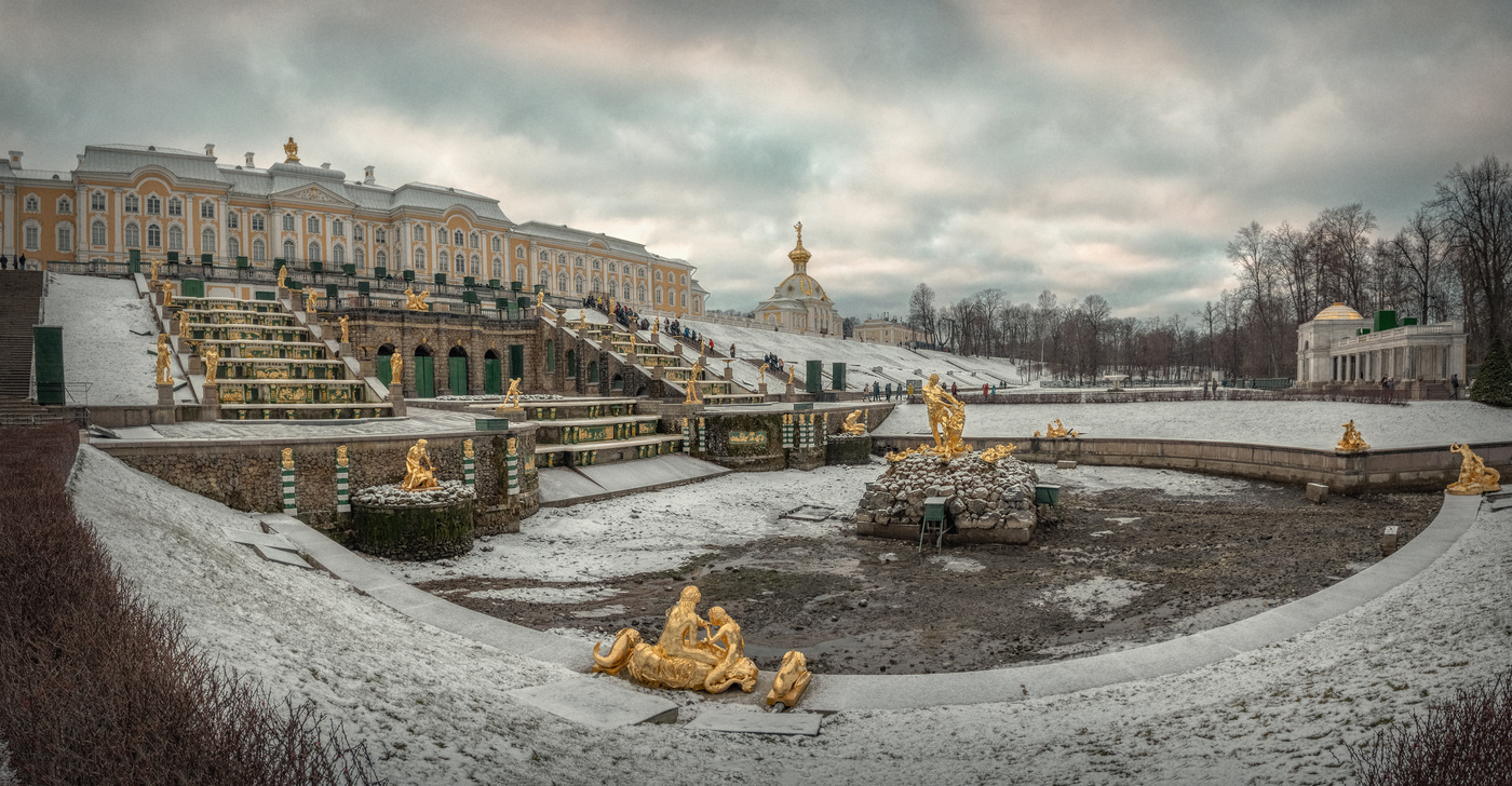 Петергоф Зимой Фото