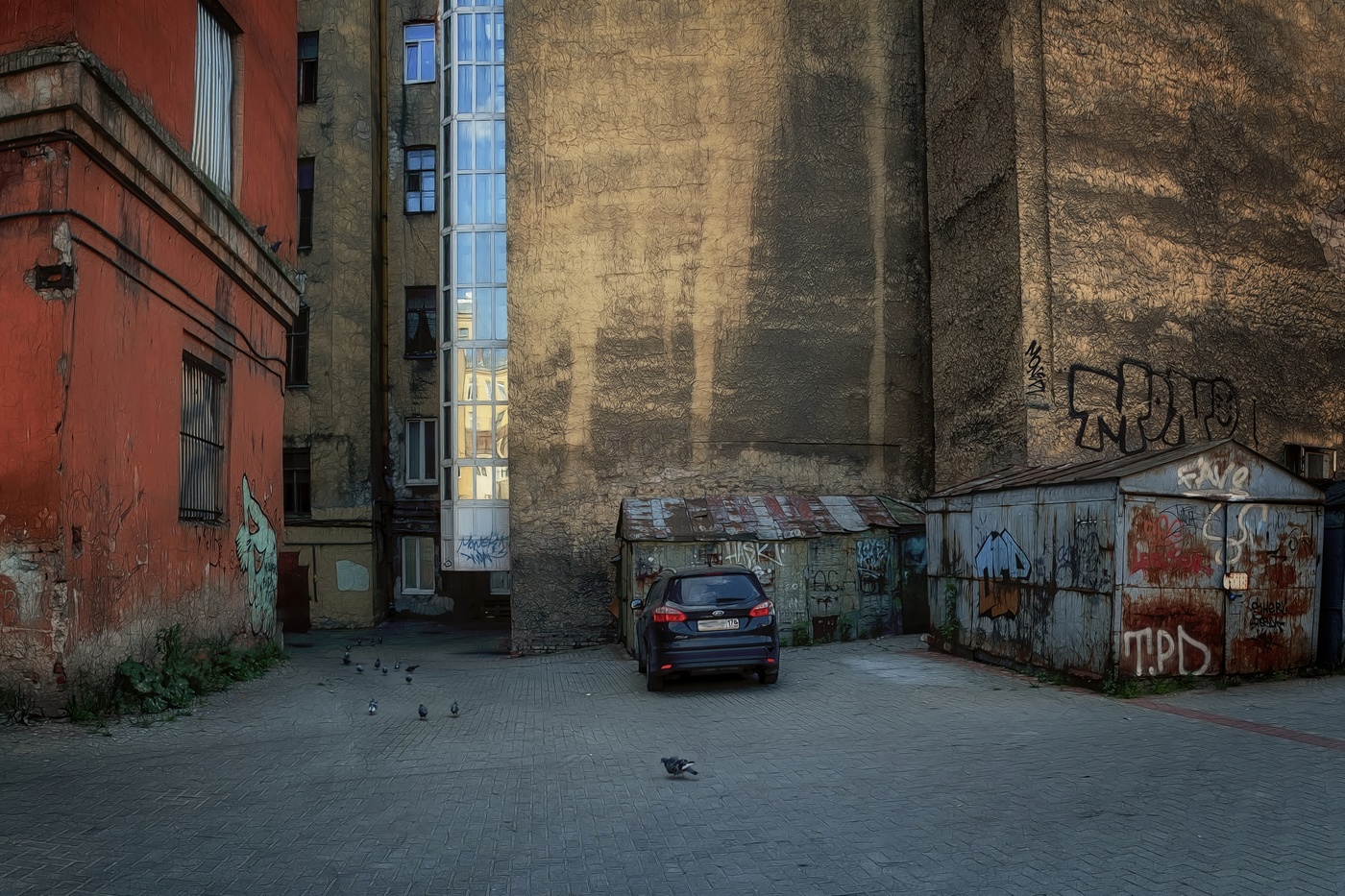 Петербургские дворы. Двор в городе. Во дворе. Питерские дворы автомобили. Питерские кафе со двором.